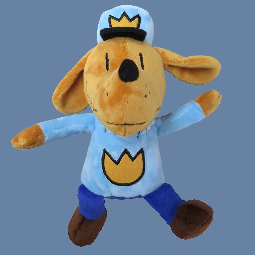 Dog‎ Man Plush 9" Toy Merry Makers Cop Graphix Scholastic Soft Stuffed Animal